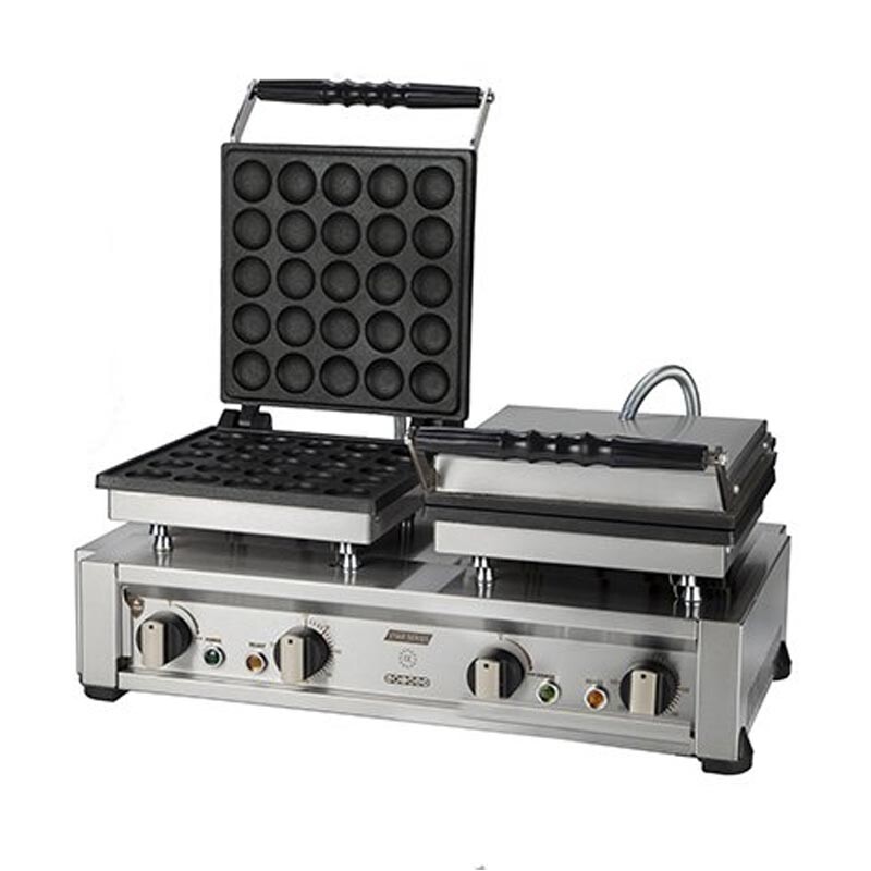 Mars Çiftli Yuvarlak Bubble Kapaklı Waffle Makinesi MWB-02 - Mars