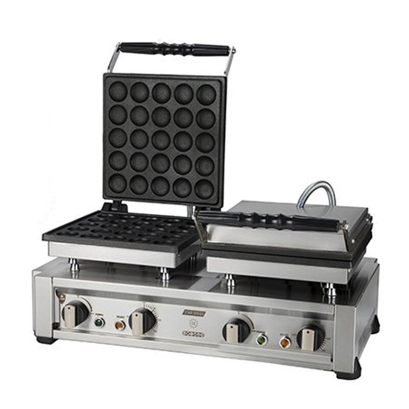 Mars Çiftli Yuvarlak Bubble Kapaksız Waffle Makinesi MWB-04 - Mars
