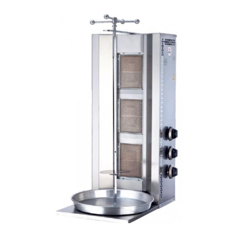 Mars Standart Döner Ocağı 3'lü Gazlı CE MSD-03 - Mars