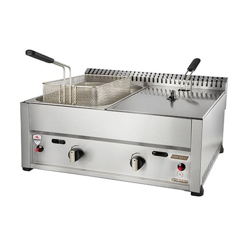 Mars Star Seri 10+10 lt. Fritöz Gazlı CE MF-10+10G - Mars