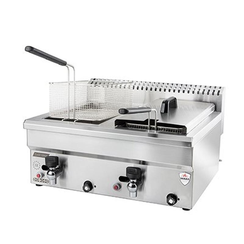 Mars Termostatik Walf Gazlı Fritöz 10+10 Lt. MFR-10+10GT - Mars