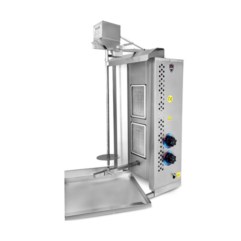 Mars Üstten Motorlu Döner Ocağı 2'li Elektrikli MED-02 - Mars