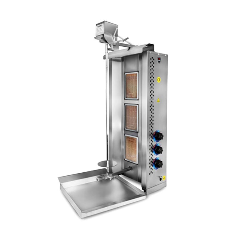Mars Üstten Motorlu Döner Ocağı 3'lü Gazlı CE ÜST-03G - Mars