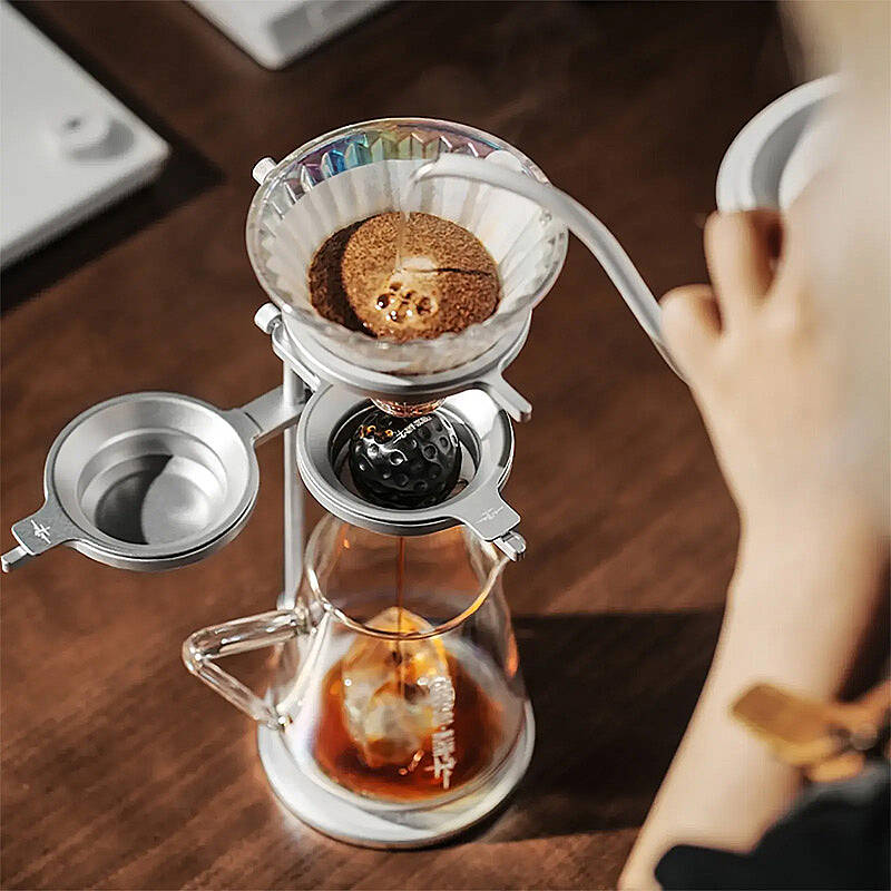 MHW-3Bomber BCH5505 Pour Over Kahve Demleme Standı, 265x110 mm, Gümüş - 4