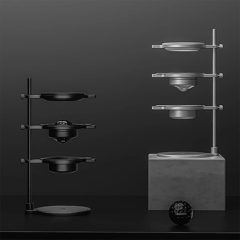 MHW-3Bomber BCH5505 Pour Over Kahve Demleme Standı, 265x110 mm, Gümüş - 5