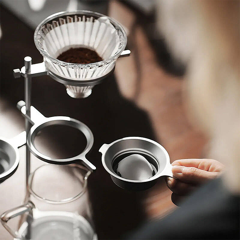 MHW-3Bomber BCH5505 Pour Over Kahve Demleme Standı, 265x110 mm, Gümüş - 3