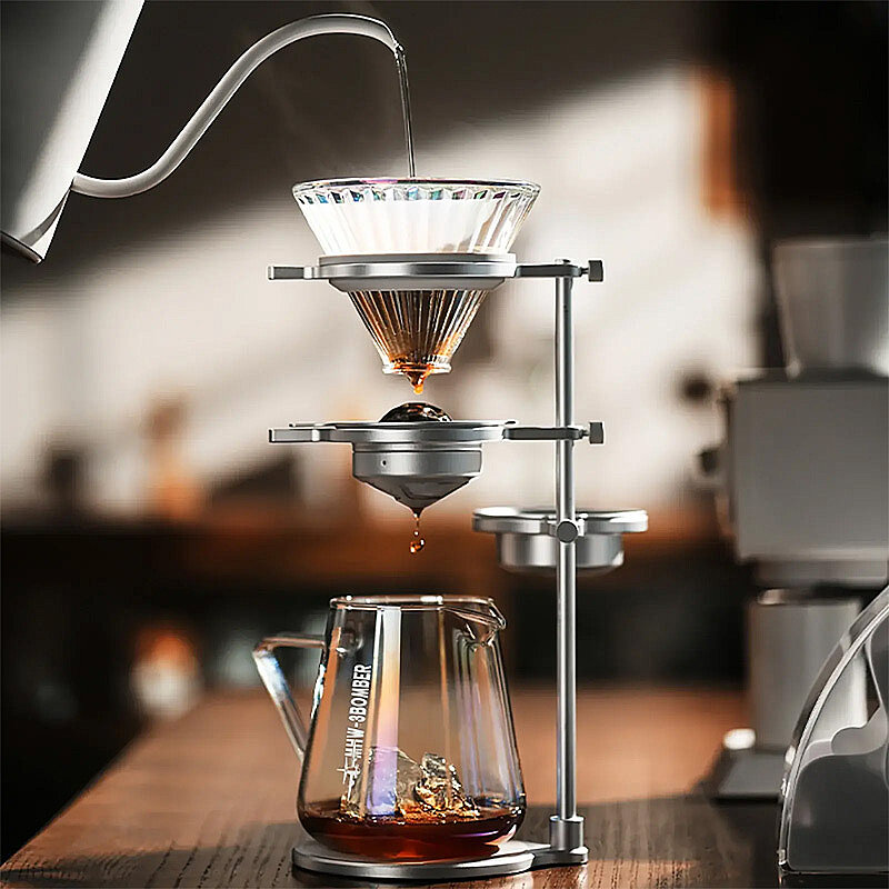 MHW-3Bomber BCH5505 Pour Over Kahve Demleme Standı, 265x110 mm, Gümüş - MHW-3Bomber (1)