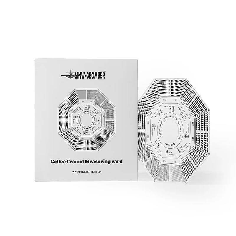 MHW-3Bomber C5626 Kahve Öğütüm Boyutu Ölçüm Kartı, Akrilik, 10 cm, 17 gr - 4