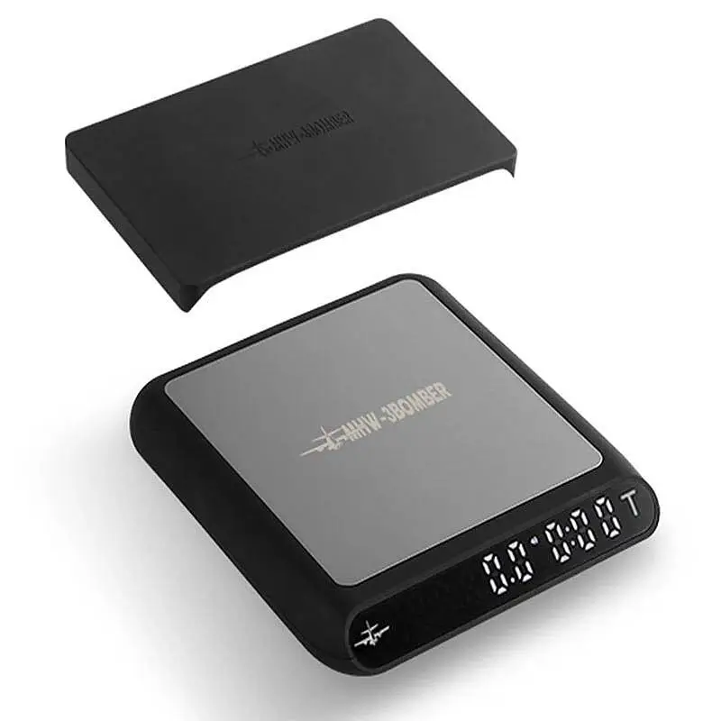 MHW-3Bomber ES5486B Formula Dijital Kahve Tartısı, 130x150x28 mm, 1500 mAh, Siyah - 1