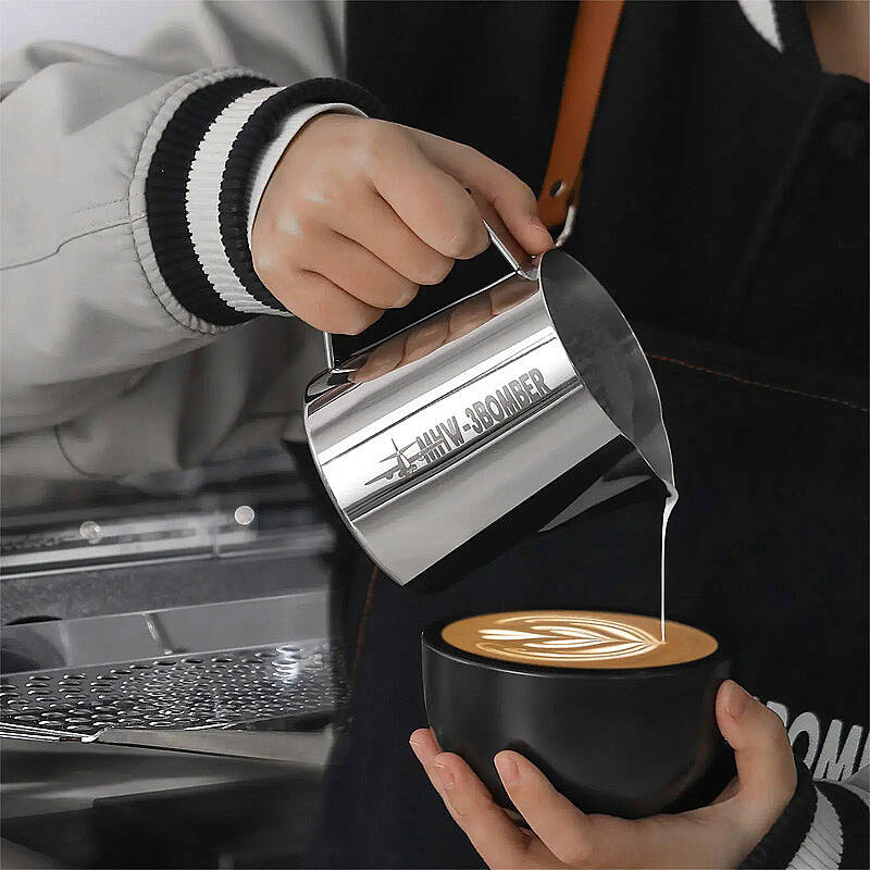 MHW-3Bomber P5001S Süt Potu Pitcher, Paslanmaz Çelik, 400 ml, Parlak - 3