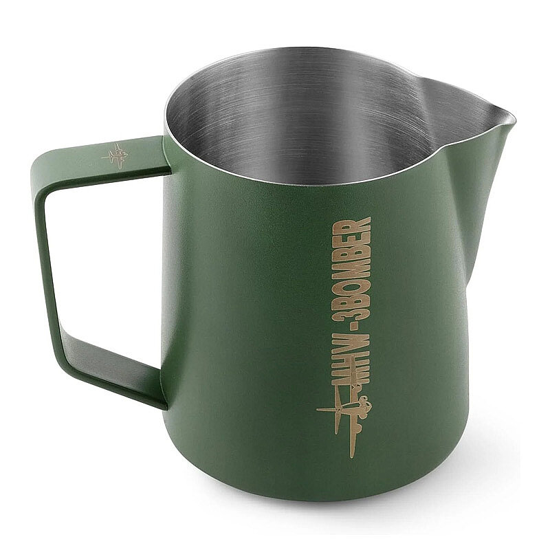 MHW-3Bomber P5029 Süt Potu Pitcher, Paslanmaz Çelik, 500 ml, Vahşi Doğa Yeşili - MHW-3Bomber (1)