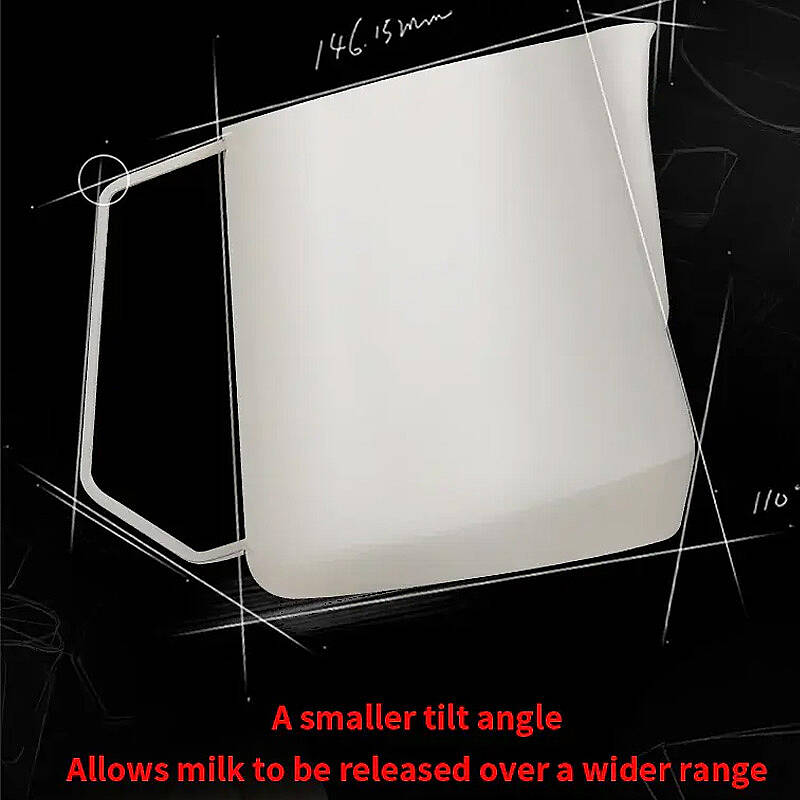 MHW-3Bomber P6847BL Süt Potu Pitcher, Paslanmaz Çelik, 600 ml, Mavi Beyaz - 4