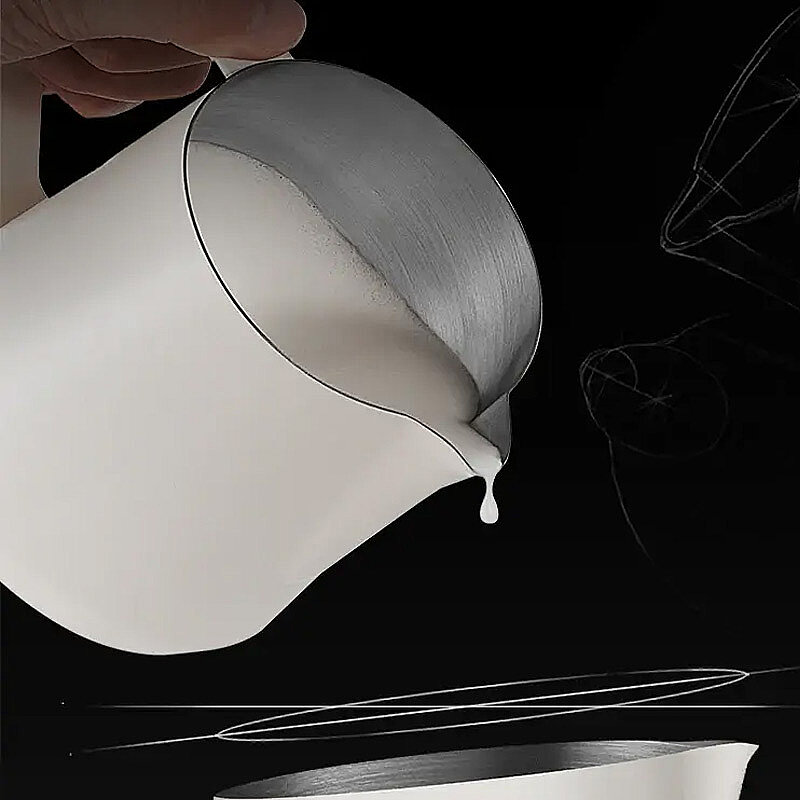MHW-3Bomber P6847BL Süt Potu Pitcher, Paslanmaz Çelik, 600 ml, Mavi Beyaz - 3