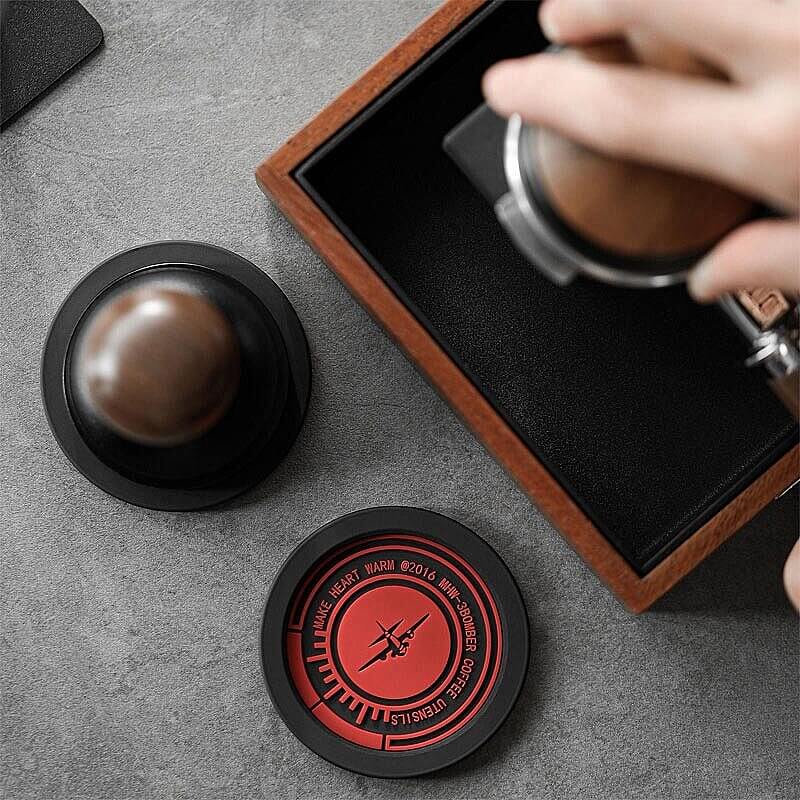 MHW-3Bomber SP5328 Silikon Yuvarlak Tamper Matı, 58 mm, Siyah - Kırmızı - 3