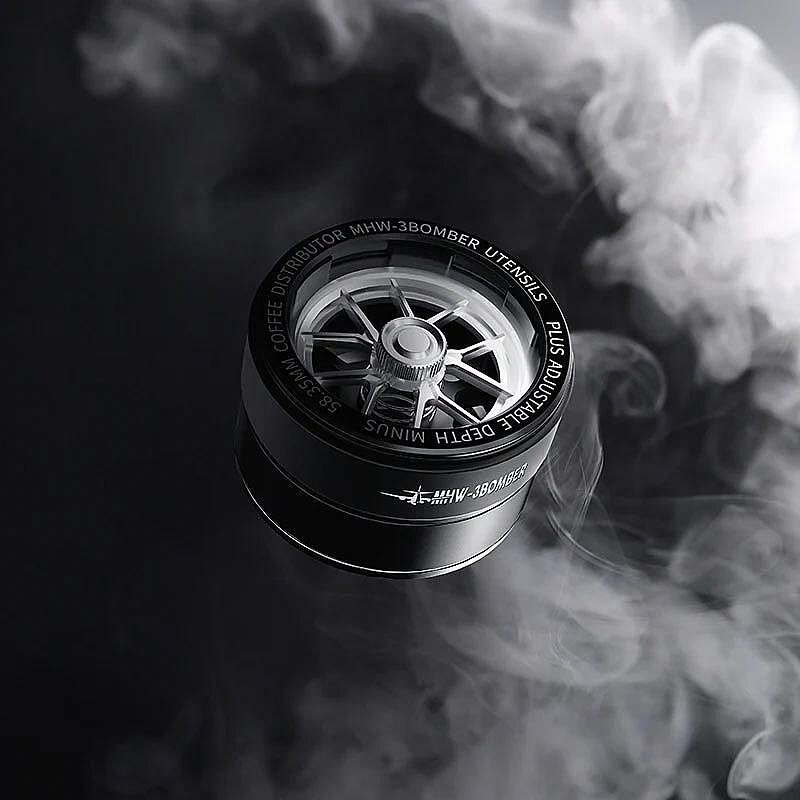 MHW-3Bomber T5848-OS Macaron Tamper, 445 gr, 58.35 mm, Siyah - 4