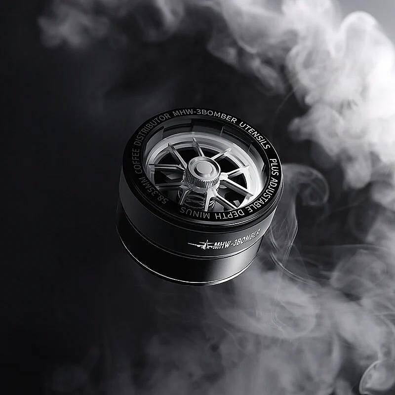 MHW-3Bomber T5848-OS Macaron Tamper, 445 gr, 58.35 mm, Siyah - 4