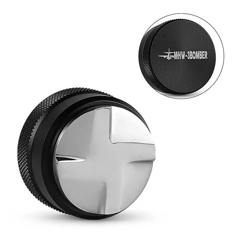 MHW-3Bomber T6093L4 Macaron Tamper, Paslanmaz Çelik, 53.35 mm - 1