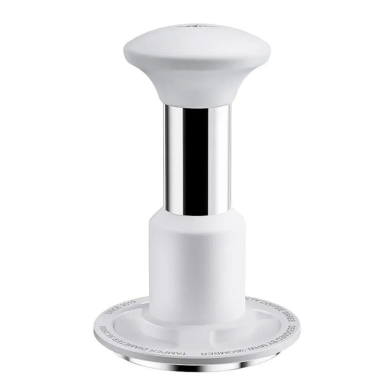 MHW-3Bomber T6734W Knight Basınçlı Dişli Tamper, Paslanmaz Çelik, 58.35 mm, Beyaz - MHW-3Bomber