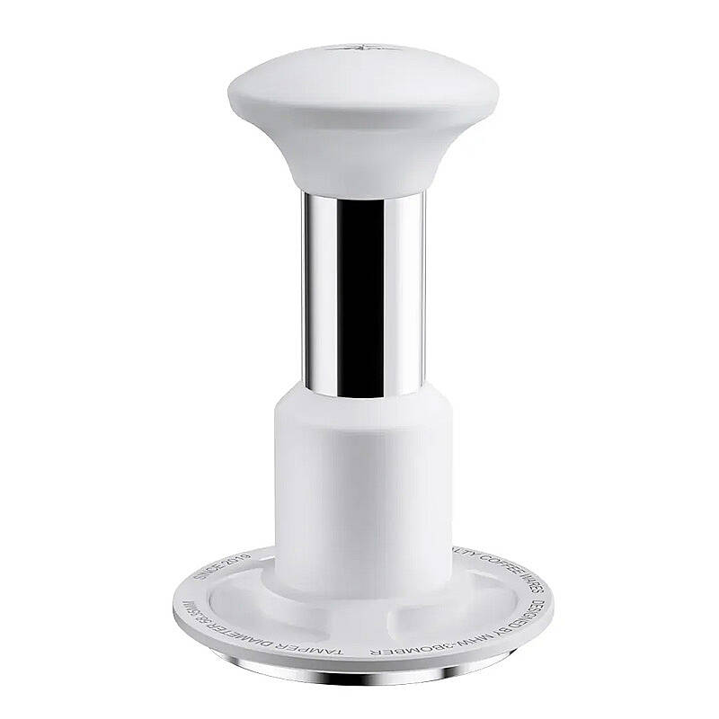 MHW-3Bomber T6734W Knight Basınçlı Dişli Tamper, Paslanmaz Çelik, 58.35 mm, Beyaz - 1