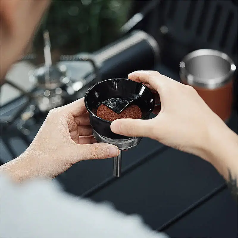 MHW-3Bomber T6884 Moka Pot Kahve Dağıtıcı, 68 mm, Siyah - 2