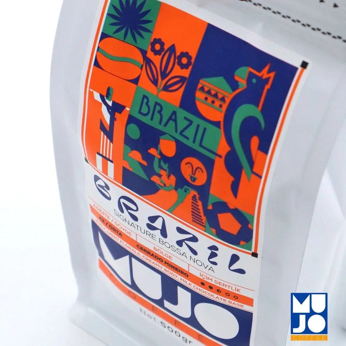Mujo Coffee Brazil Signature Bossa Nova 2.5 kg. Taze Kavrulmuş Çekirdek Kahve - Mujo Coffee (1)