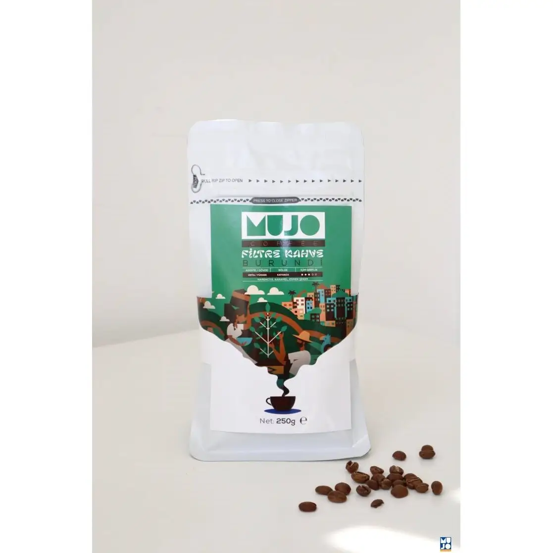 Mujo Coffee Filtre Kahve Burundi 1000 gr. Taze Kavrulmuş Çekirdek Kahve - Mujo Coffee (1)