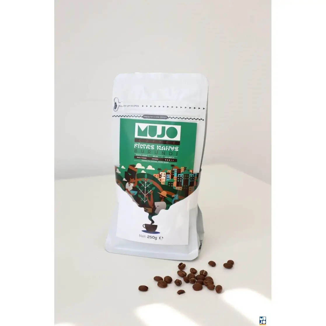 Mujo Coffee Filtre Kahve Burundi 250 gr. Taze Kavrulmuş Çekirdek Kahve - Mujo Coffee (1)