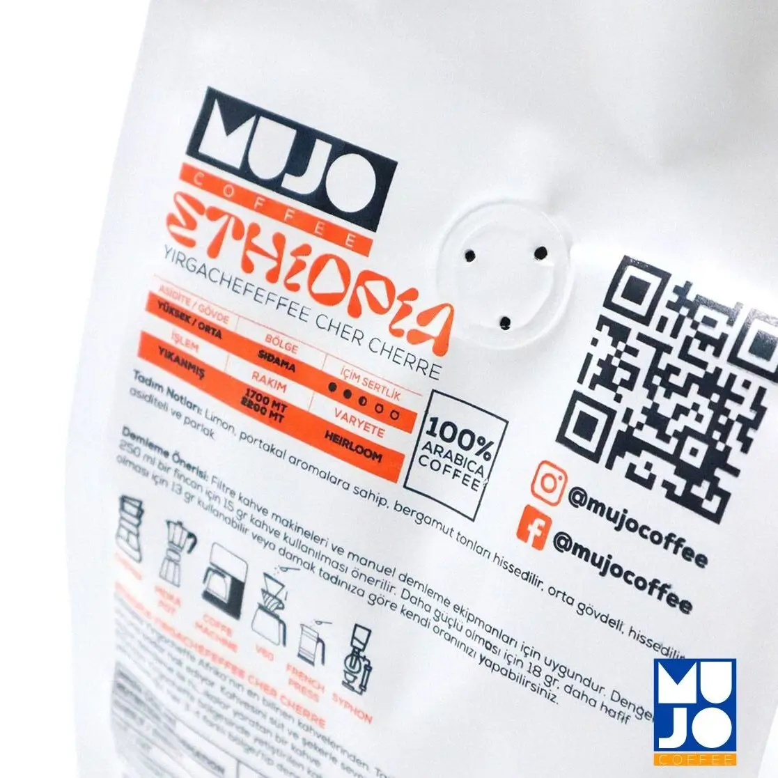 Mujo Coffee Peru Ecoforest Cajamarca 1000 gr. Taze Kavrulmuş Çekirdek Kahve - Mujo Coffee (1)
