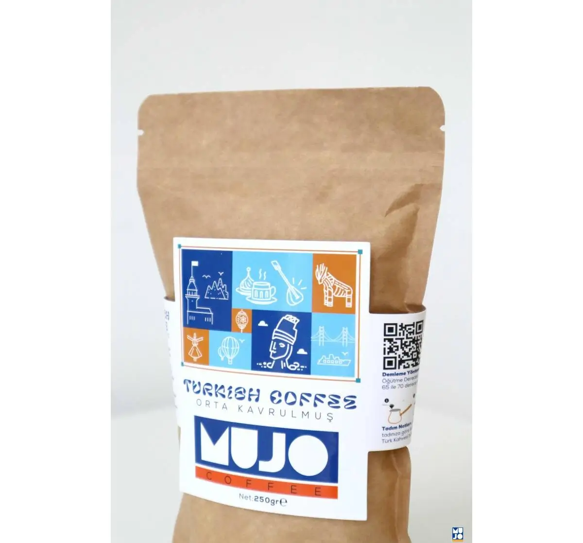 Mujo Coffee Turkish Coffee Orta Kavrulmuş, 250 gr. Türk Kahvesi - Mujo Coffee (1)