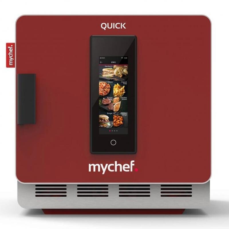 Mychef Quick 1T Katalizörlü Hızlı Pişirme Fırını, Kırmızı - Mychef