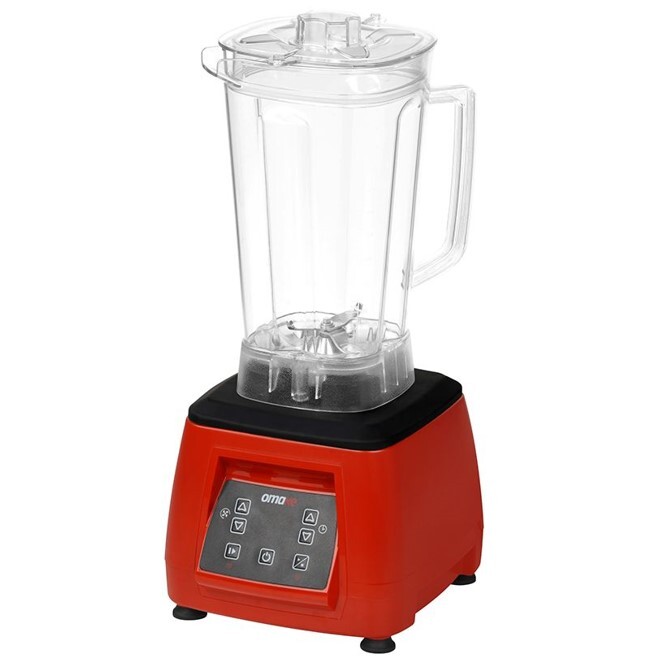 Omake Bar Blender, Mikser, 3 Lt, Saydam Kapak, Dijital, Kırmızı, BLE02.E15 - Omake