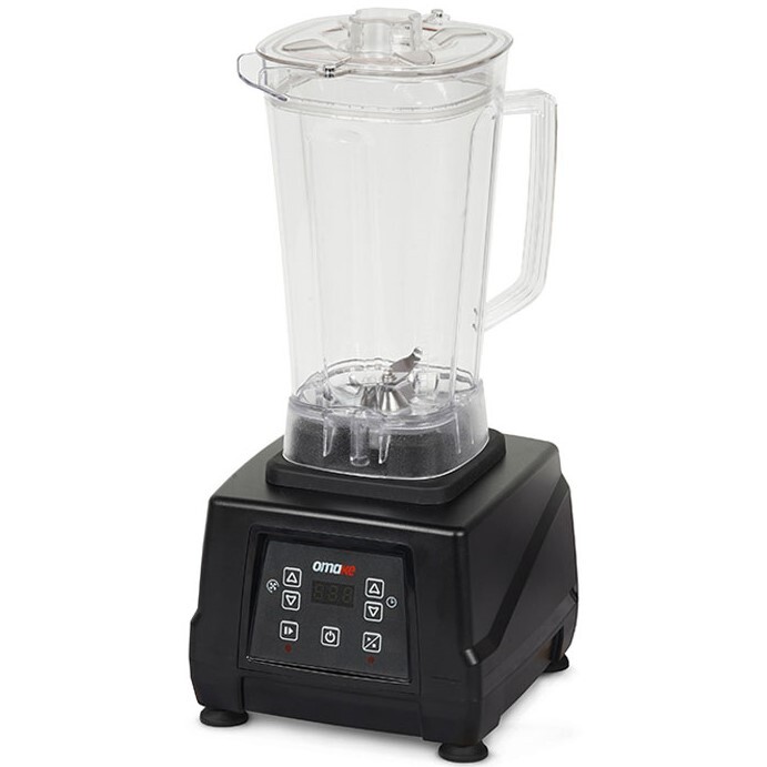 Omake Bar Blender, Mikser, 3 Lt, Saydam Kapak, Dijital, Siyah, BLE12.E15 - Omake
