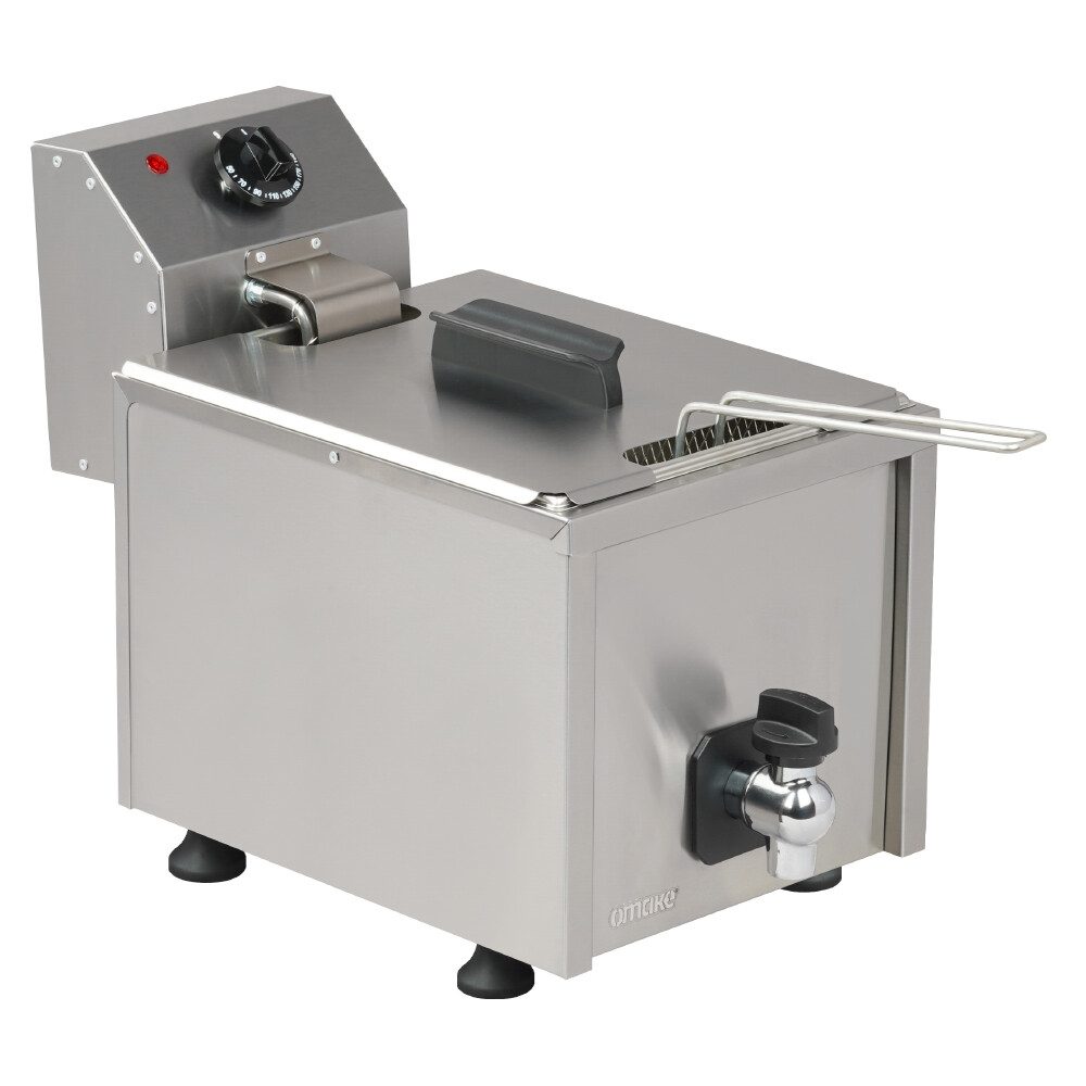 Omake Fritöz, Hızlı Isınan, Elektrikli, 10 Lt, FRT01.E11, Tahliyeli - Omake