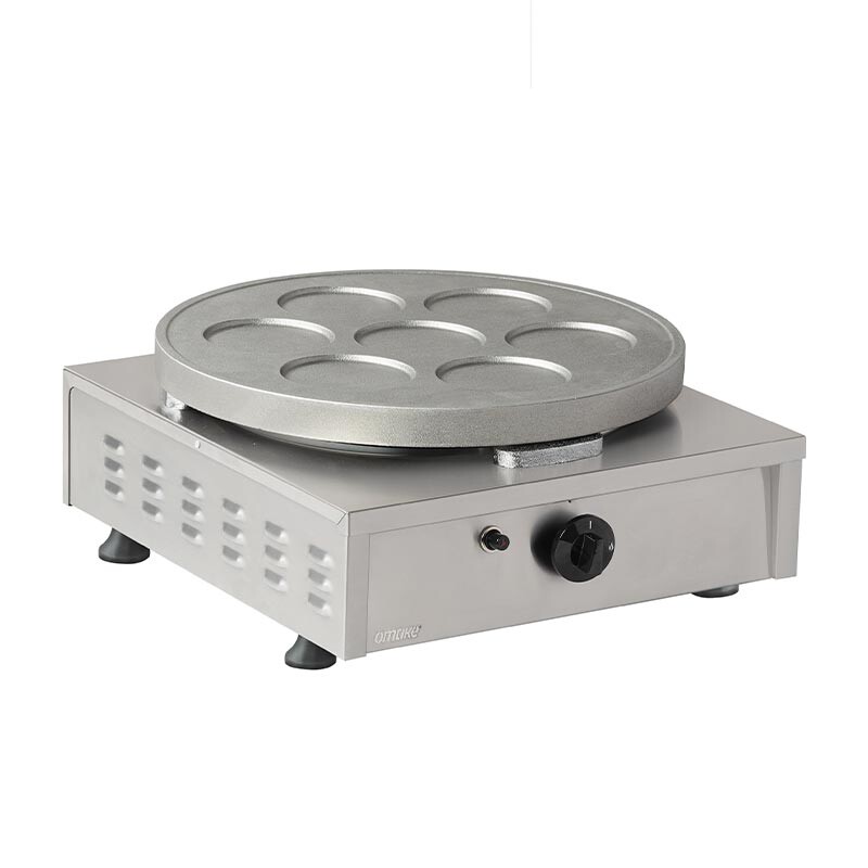 Omake Krep Makinesi, 7 Bölümlü, Yuvarlak, Tekli, KRP03.N11, Gazlı - Omake