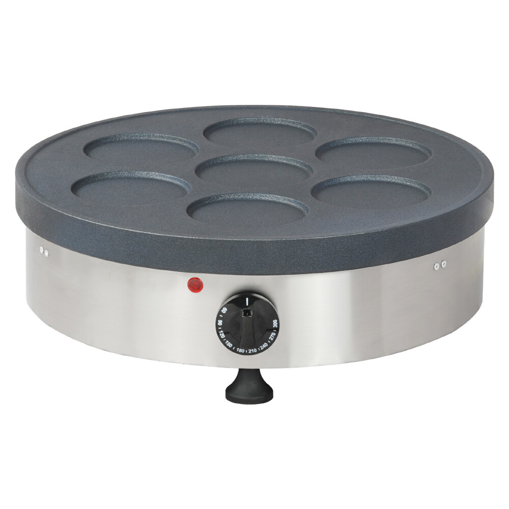 Omake Krep Makinesi, 7 Bölümlü, Yuvarlak, Tekli, KRP12.E11, Teflon - Omake