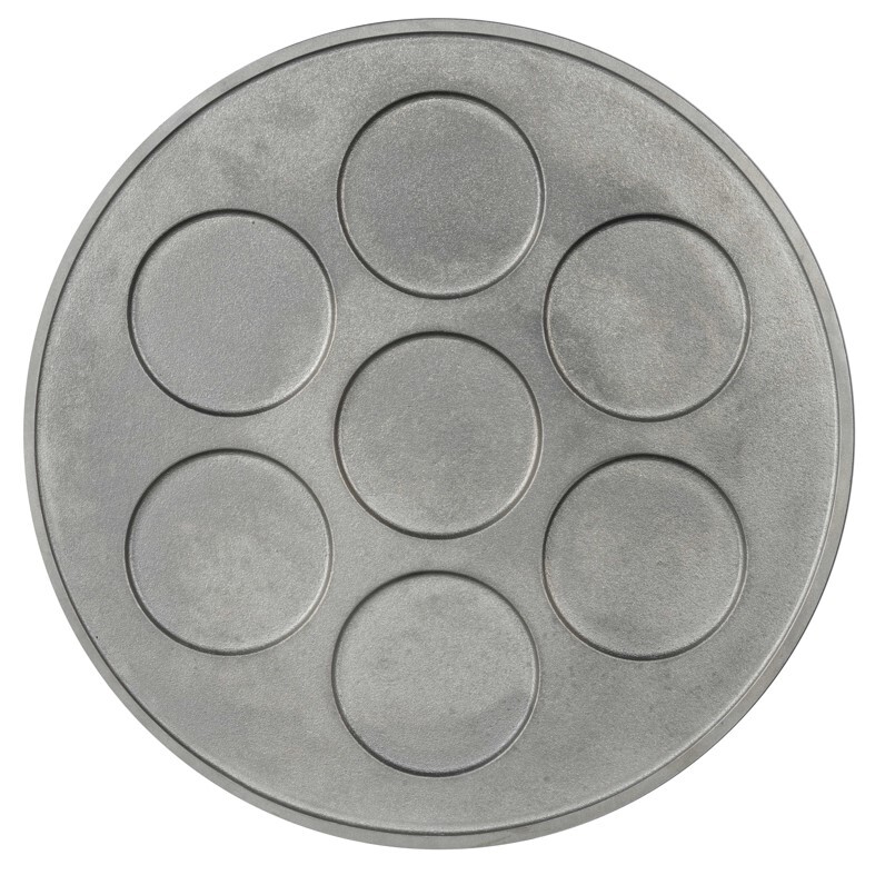 Omake Krep Makinesi Kalıbı 7 Bölümlü Yuvarlak, KRP99.KLP - Omake