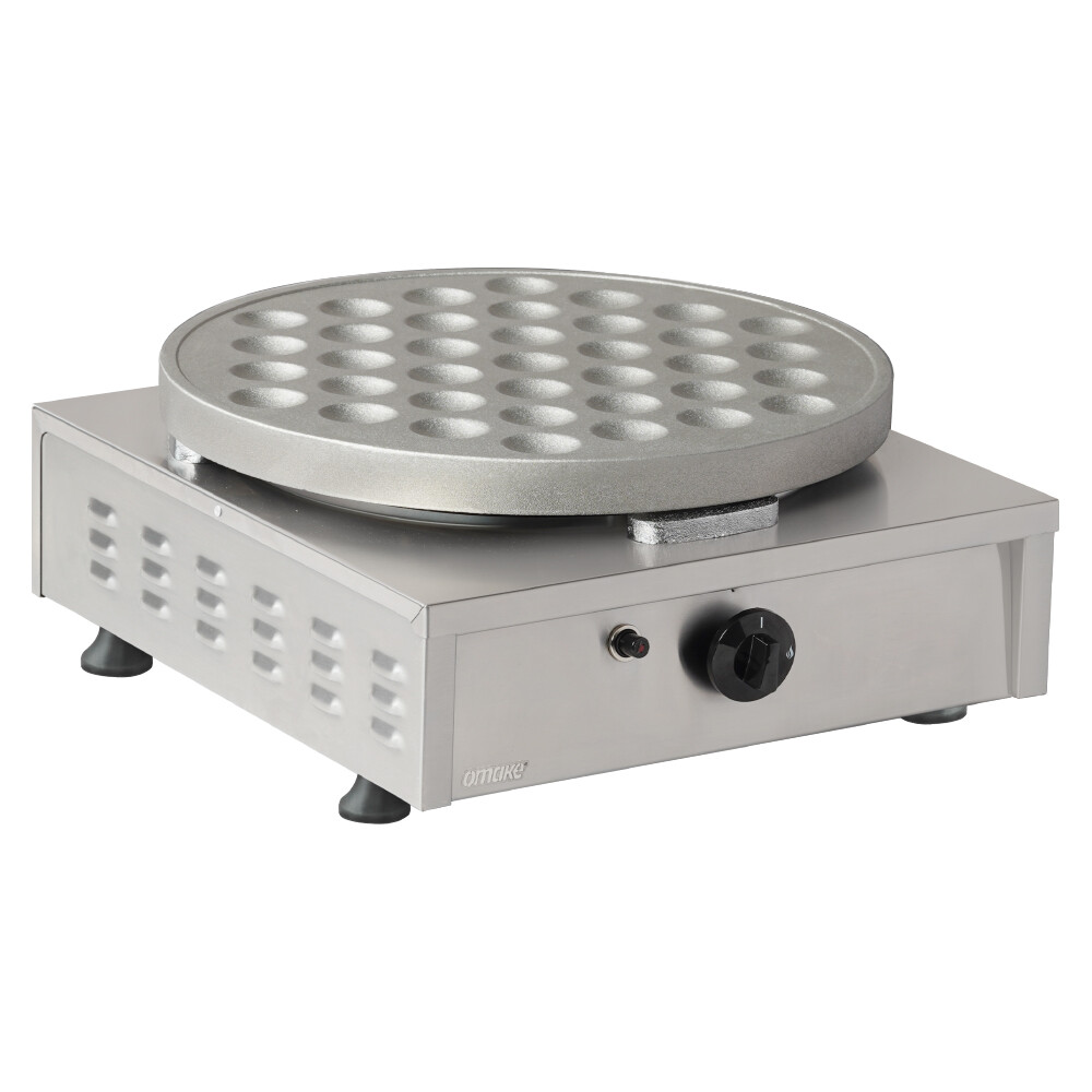 Omake Pankek Makinesi, 37 Bölümlü, Tekli, Yuvarlak, PNK03.N11, Gazlı - Omake