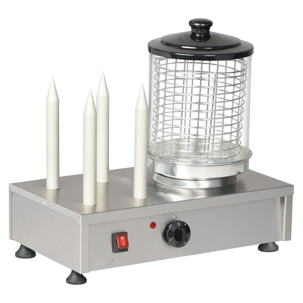 Omake Sosis Haşlama, 4 Kazıklı Hot Dog Makinesi, SSH11.E11 - Omake