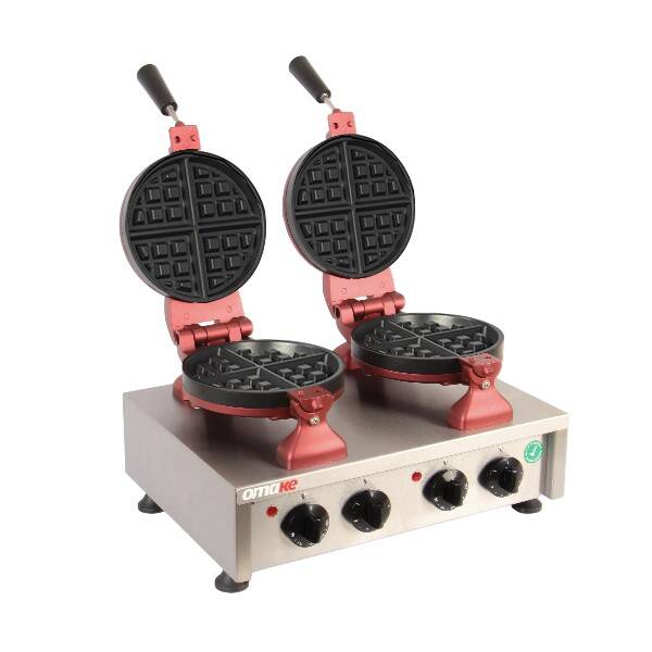 Omake Waffle Makinesi, Zaman Ayarlı, İkili WFL01.E22, Amerikan - 1