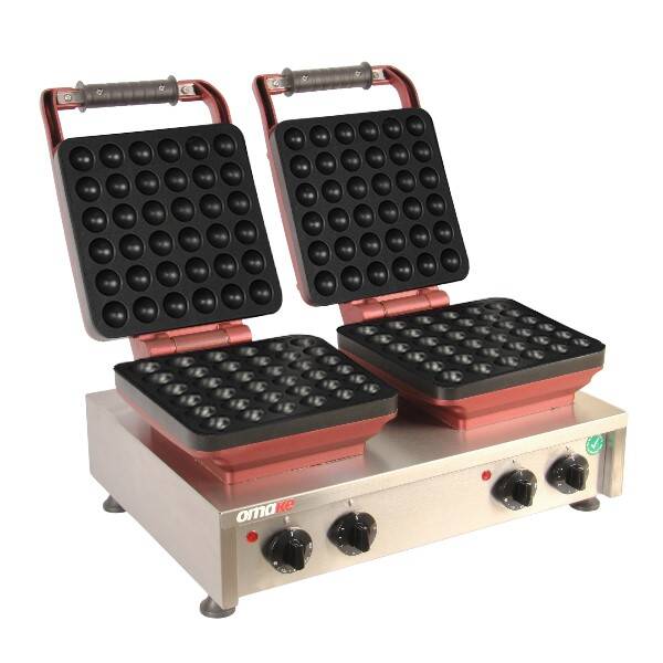 Omake Waffle Makinesi, Zaman Ayarlı, İkili, WFL21.E22, Balls - 1