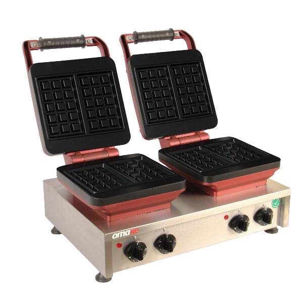 Omake Waffle Makinesi, Zaman Ayarlı, İkili, WFL21.E22, Brüksel 3x - 1