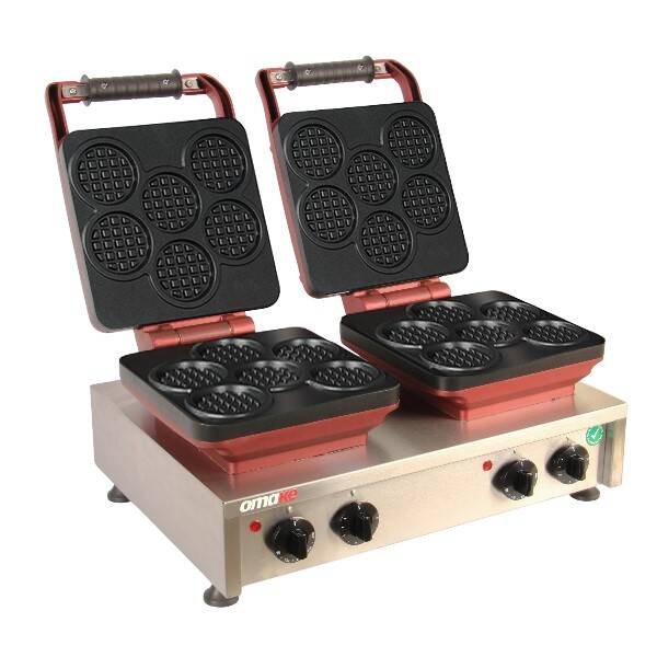 Omake Waffle Makinesi, Zaman Ayarlı, İkili, WFL21.E22, Coin - 1