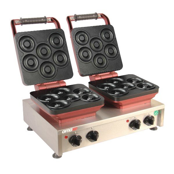 Omake Waffle Makinesi, Zaman Ayarlı, İkili, WFL21.E22, Donut - Omake