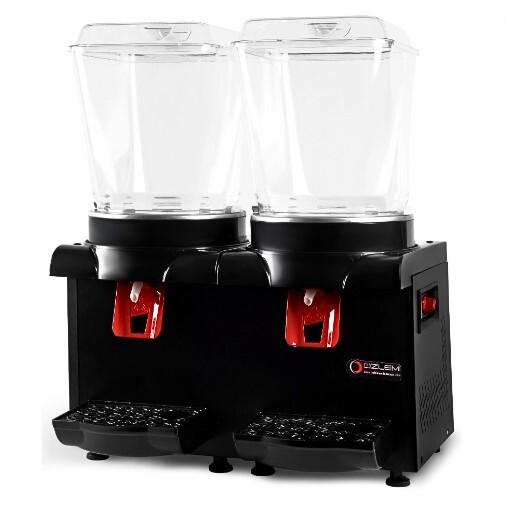 Özlem 10+10 Lt Ayran-Şerbet Soğuk İçecek Makinesi, Manuel - Özlem