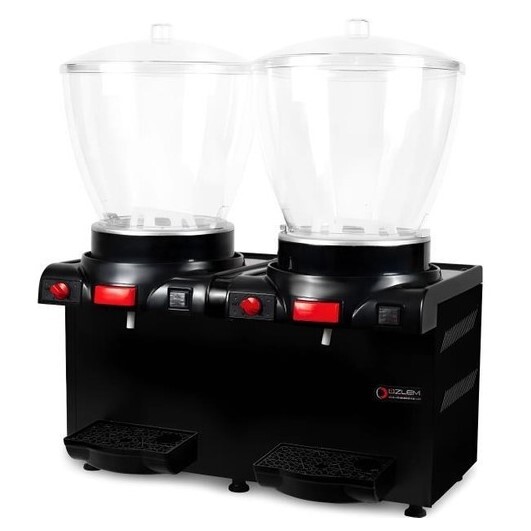 Özlem 20+20 Lt Ayran-Şerbet Soğuk İçecek Makinesi, Dijital - Özlem