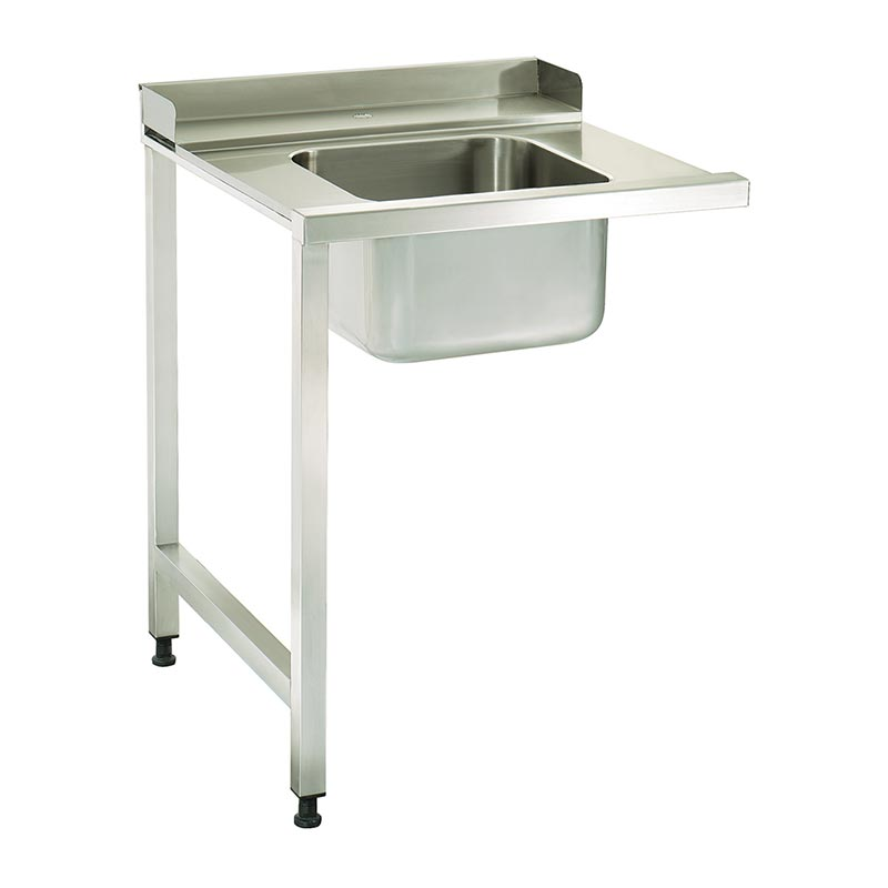 Öztiryakiler 1 Evyeli Sağ Girişli Bulaşık Makinesi Giriş Tezgahı, 190x75 cm, Paslanmaz Çelik - 1