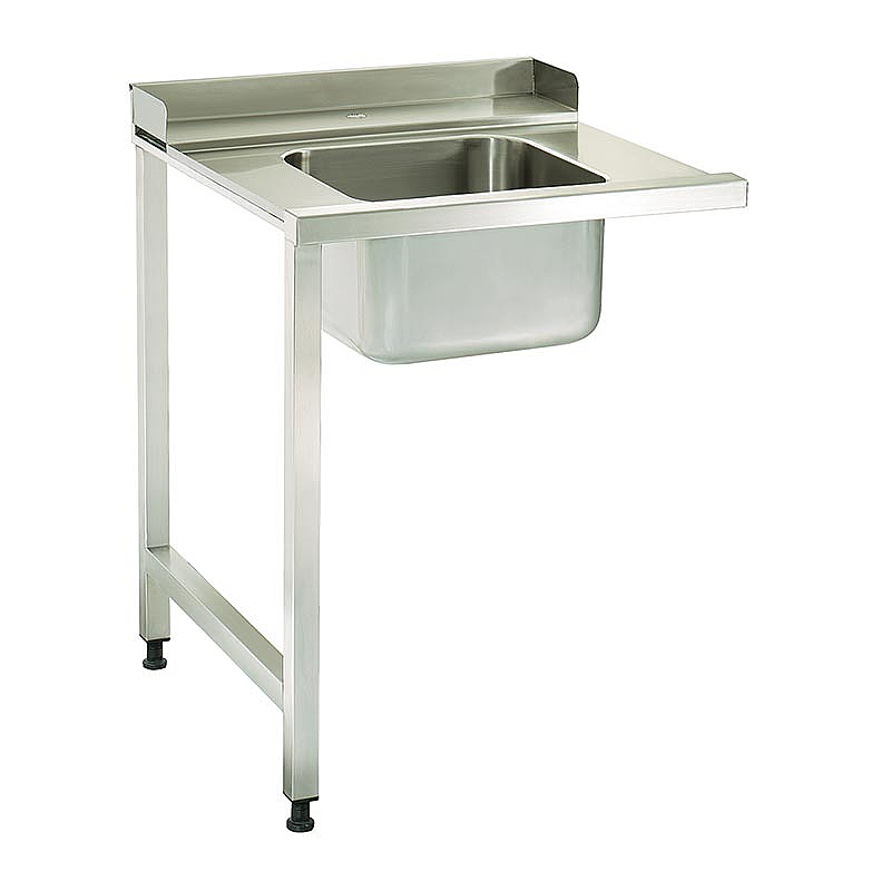 Öztiryakiler 1 Evyeli Sağ Girişli Bulaşık Makinesi Giriş Tezgahı, 70x75 cm, Paslanmaz Çelik - 1