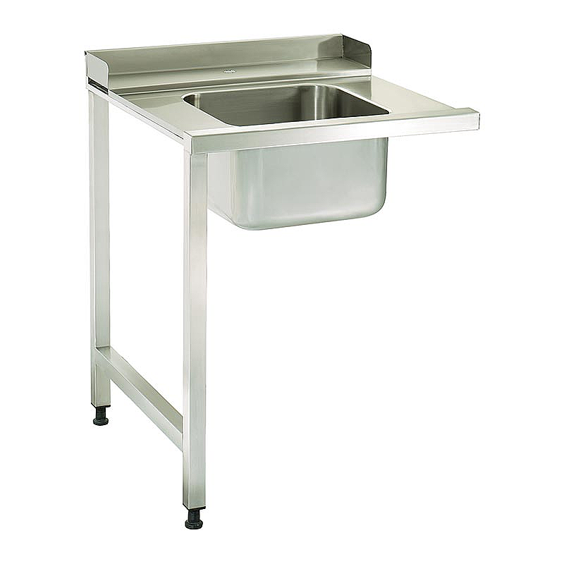 Öztiryakiler 1 Evyeli Sol Girişli Bulaşık Makinesi Giriş Tezgahı, 70x75 cm, Paslanmaz Çelik - Öztiryakiler