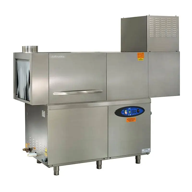 Öztiryakiler 1500R Konveyörlü Bulaşık Yıkama Makinesi, Soldan Girişli, Kurutmalı, 500 x 500 mm - 1