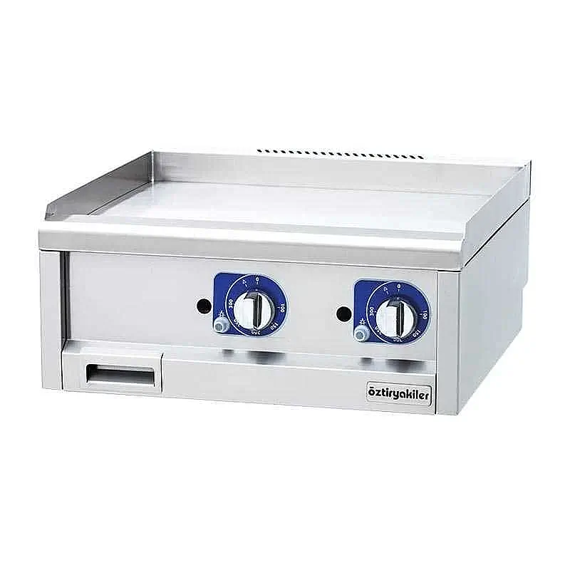 Öztiryakiler 600 Seri Set Üstü Grill Plate, 60x60x26 cm, Gazlı, Karbon Çelik Yüzey - 1